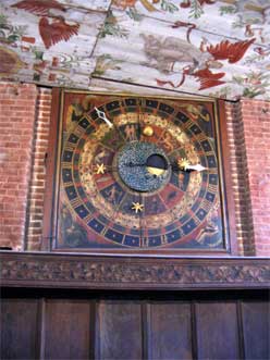 Zifferblatt der astronomischen Uhr