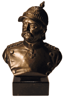 Bismarck, Büste bronziert